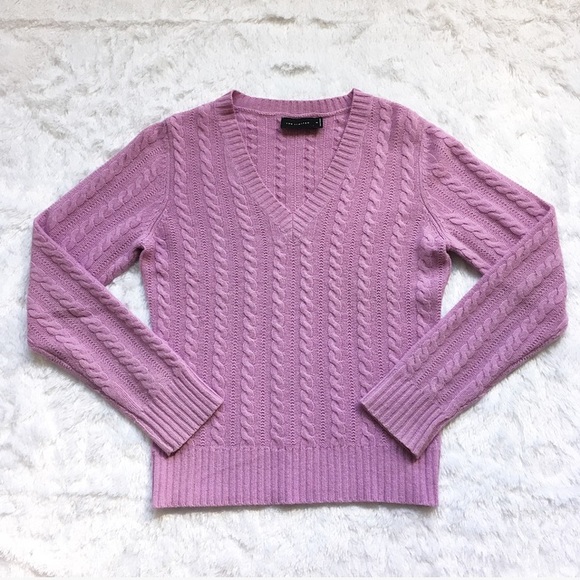The Limited Sweaters - Like New The Limited Cashmere Wool Purple Sweater